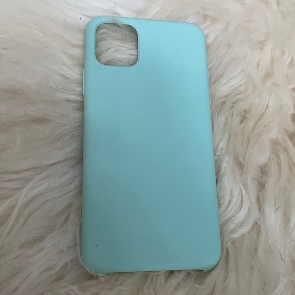 Real Simple Blue Turquoise iPhone Pro Max 11 Case